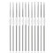 Small Size Crochet Hook Stainless Steel Crochet Needles QLRFFLJOY 12 pcs Metal Crochet Hooks (0.6mm - 1.9mm) Embroidery Thread Knitting Weaving Tool DIY Lace Yarn Crochet Needle